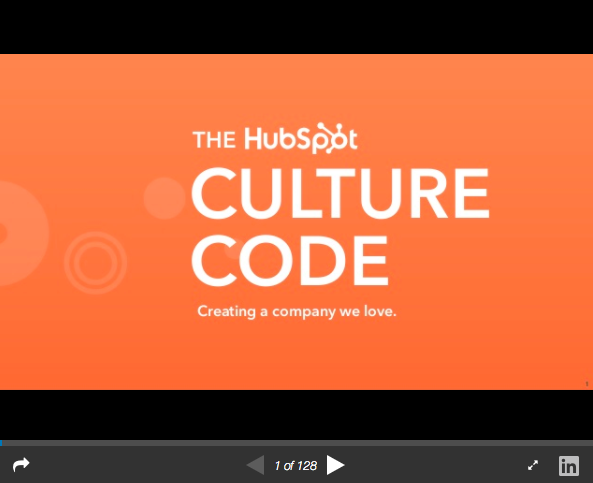 Hubspot Culture Code Slideshare
