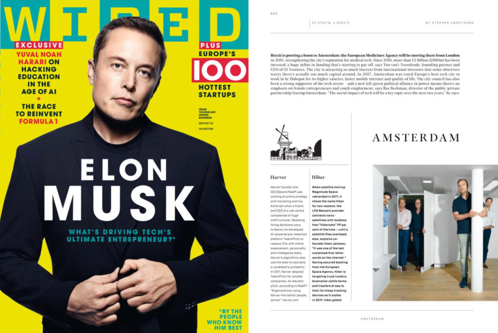 Wired hottest startups section