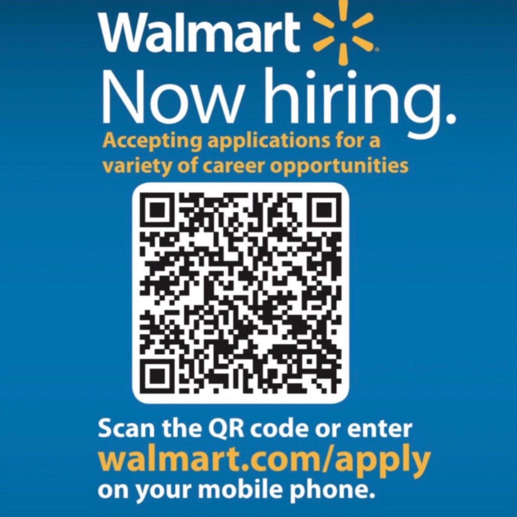 Walmart QR Code Recruitment