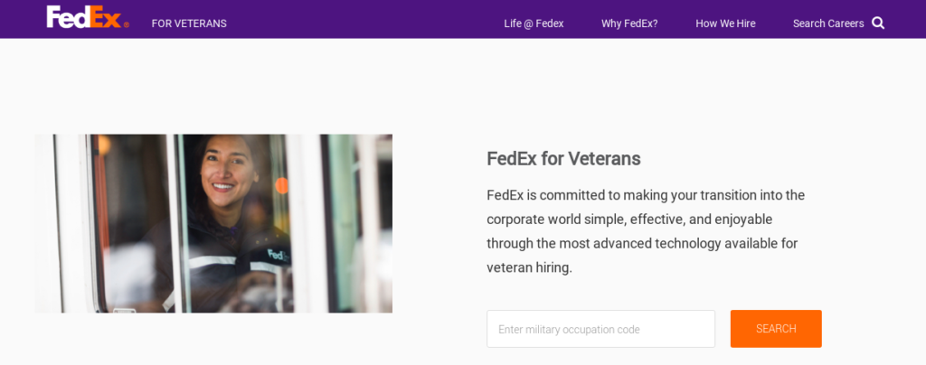 FedEx para veteranos