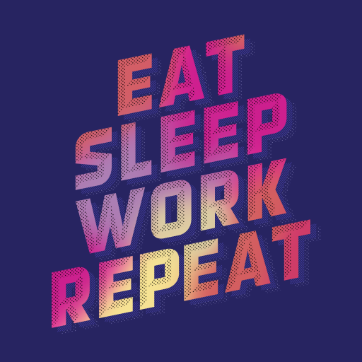 Eat Sleep Work Repeat Logo