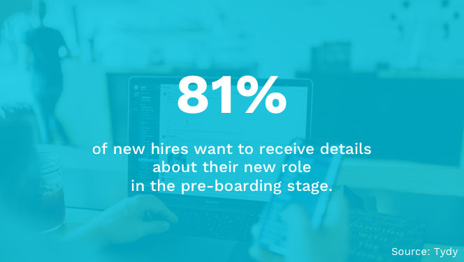New Role Details in Pre-Boarding