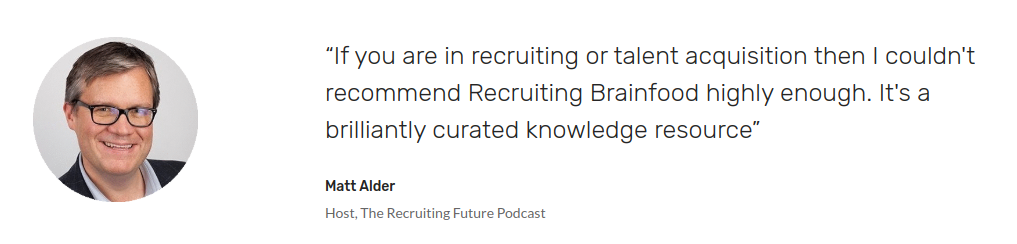 Recruiting Brainfood Review