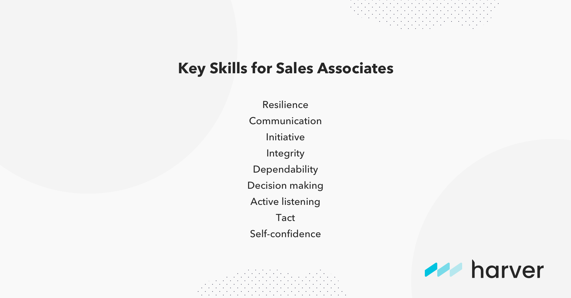 9 Desirable Skills To Look For When Hiring Sales Associates Harver   Key Skills For Sales Associates@2x 