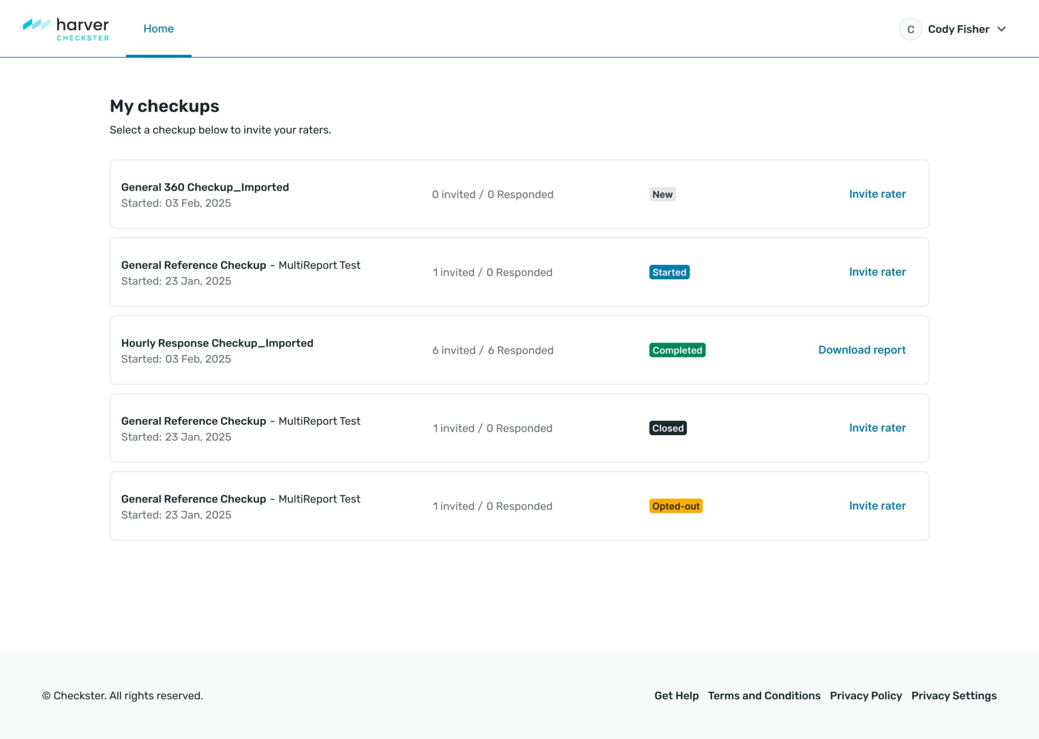 Checkster Candidate Portal UI Enhancements | Harver